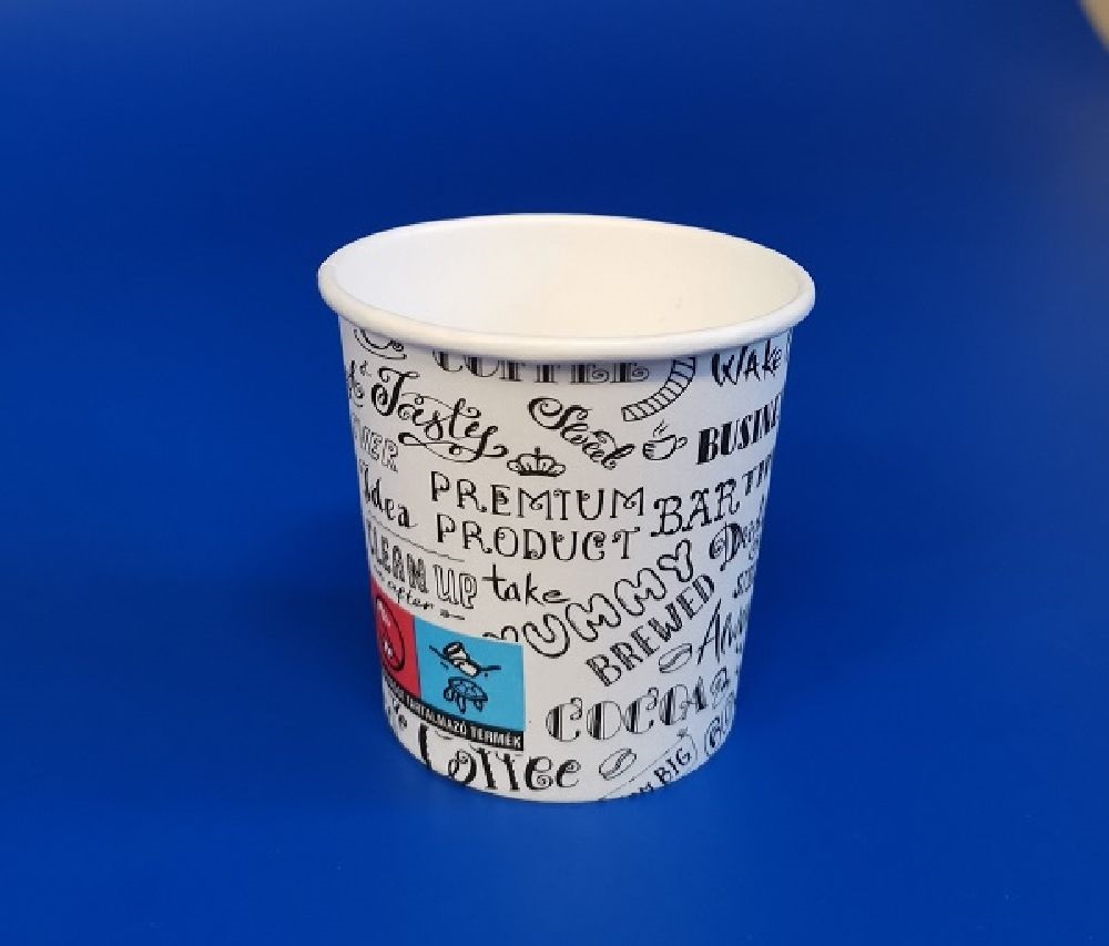 14652 Papírpohár 1 dl nyomott ppo 1dl 62mm 50/cs nyomott papírpohár
