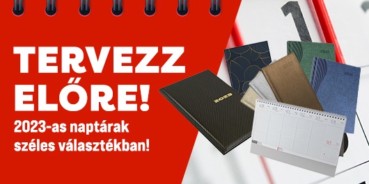 Tervezz előre! Megérkeztek 2023-as naptáraink!
