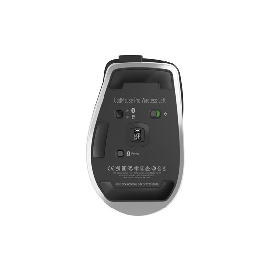 3Dconnexion CadMouse Pro vezeték nélküli fekete balkezes egér