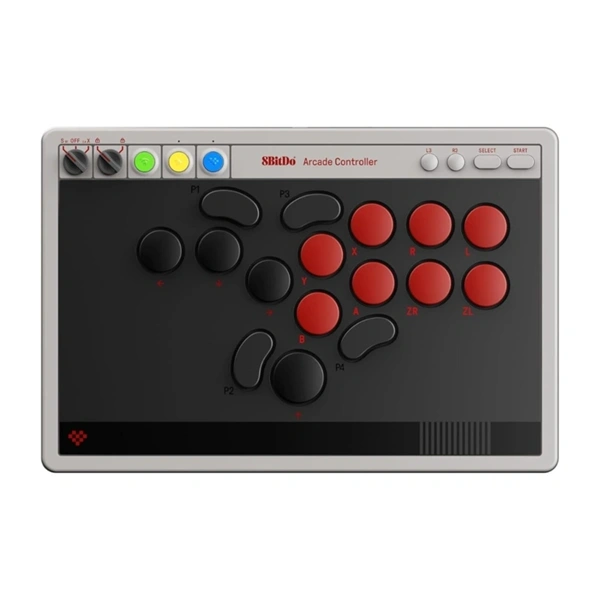 8BitDo Arcade Stick All-Button Nintendo Switch / Switch 2 / PC vezeték nélküli kontroller