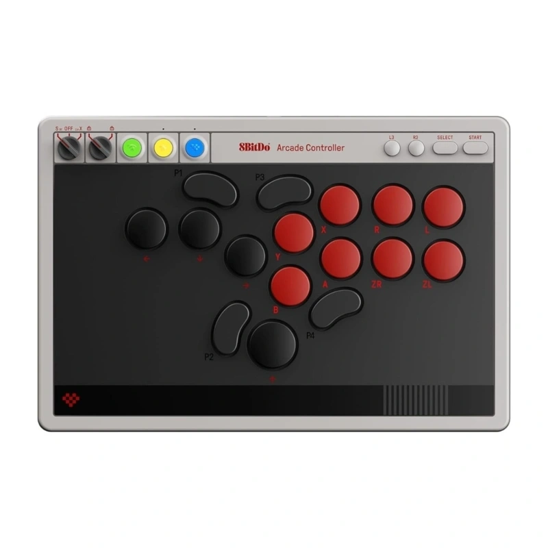 8BitDo Arcade Stick All-Button Nintendo Switch / Switch 2 / PC vezeték nélküli kontroller