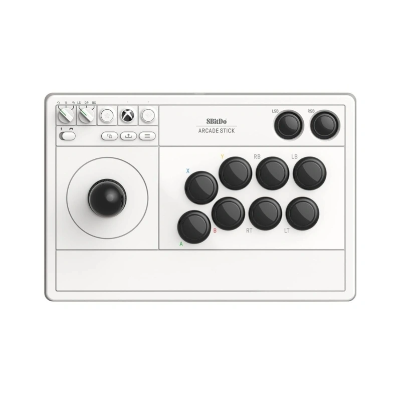 8BitDo Arcade Stick Xbox Series X|S / Xbox One / PC fehér vezeték nélküli kontroller
