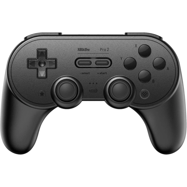 8BitDo Pro 2 Nintendo Switch / Switch 2 / PC / Mobil / Steam Bluetooth Hall-Effect fekete vezeték nélküli kontroller