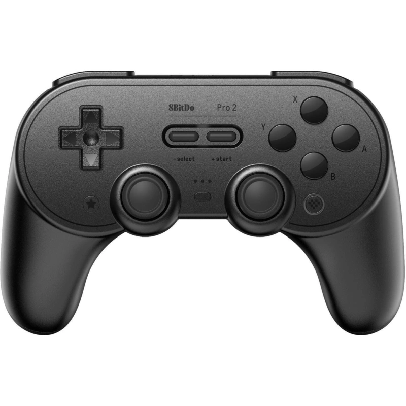 8BitDo Pro 2 Nintendo Switch / Switch 2 / PC / Mobil / Steam Bluetooth Hall-Effect fekete vezeték nélküli kontroller