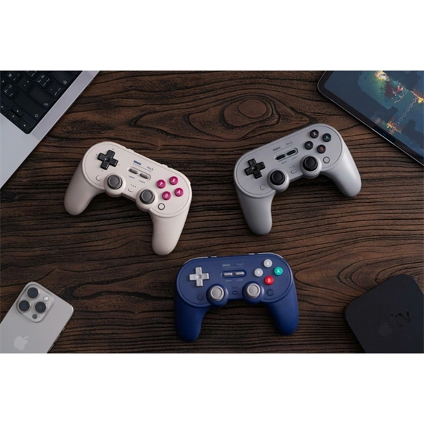 8BitDo Pro 3 Nintendo Switch / Switch 2 / PC / SteamOS / Mobil TMR Joystick G Classic vezeték nélküli kontroller