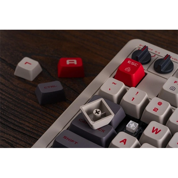 8BitDo Retro 108, Mechanikus, Kailh Box, N Edition, vezeték nélküli billentyűzet