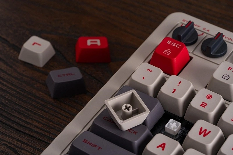 8BitDo Retro 108, Mechanikus, Kailh Box, N Edition, vezeték nélküli billentyűzet