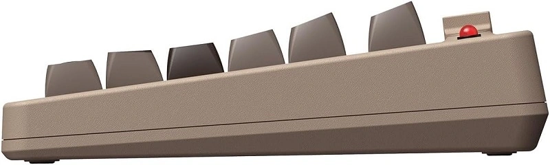 8BitDo Retro 87, Mechanikus, Kailh Box, C64 Edition, vezeték nélküli billentyűzet