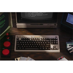 8BitDo Retro 87, Mechanikus, Kailh Box, C64 Edition, vezeték nélküli billentyűzet