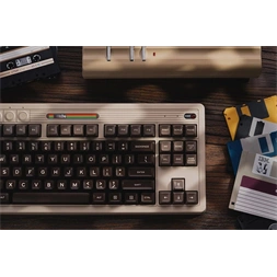 8BitDo Retro 87, Mechanikus, Kailh Box, C64 Edition, vezeték nélküli billentyűzet