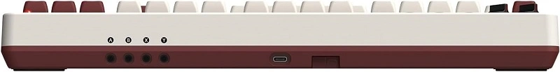 8BitDo Retro 87, Mechanikus, Kailh Box, Fami Edition, vezeték nélküli billentyűzet