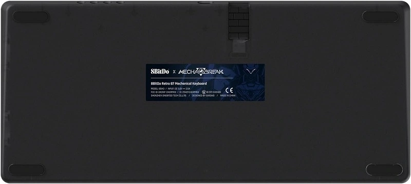 8BitDo Retro 87, Mechanikus, Kailh Glaze Jellyfish Pro, Mecha Break Edition, vezeték nélküli billentyűzet