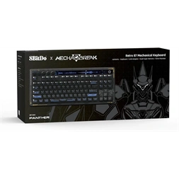 8BitDo Retro 87, Mechanikus, Kailh Glaze Jellyfish Pro, Mecha Break Edition, vezeték nélküli billentyűzet