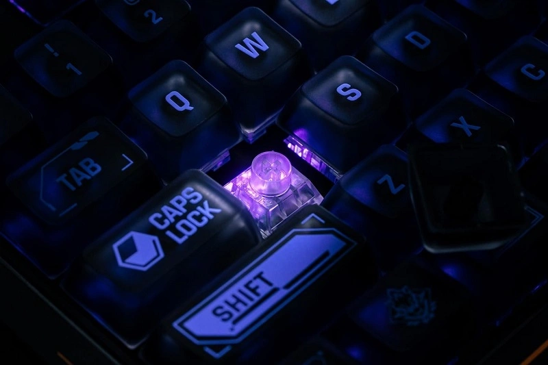 8BitDo Retro 87, Mechanikus, Kailh Glaze Jellyfish Pro, Mecha Break Edition, vezeték nélküli billentyűzet
