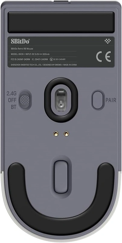 8BitDo Retro R8, 26 000 DPI, PAW 3395, N Edition, vezeték nélküli egér