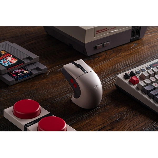 8BitDo Retro R8, 26 000 DPI, PAW 3395, N Edition, vezeték nélküli egér