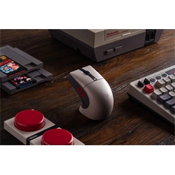 8BitDo Retro R8, 26 000 DPI, PAW 3395, N Edition, vezeték nélküli egér