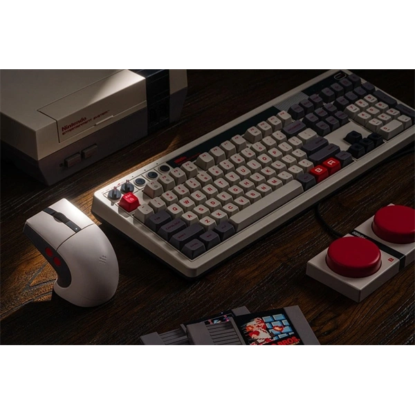 8BitDo Retro R8, 26 000 DPI, PAW 3395, N Edition, vezeték nélküli egér