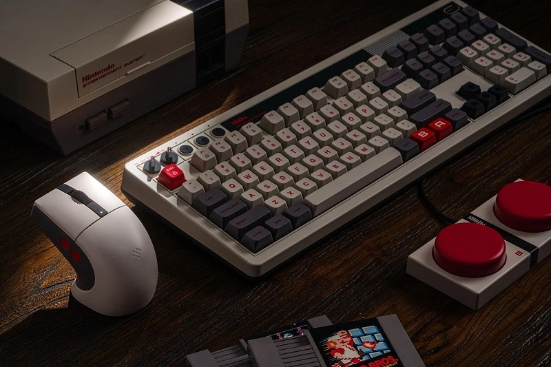 8BitDo Retro R8, 26 000 DPI, PAW 3395, N Edition, vezeték nélküli egér