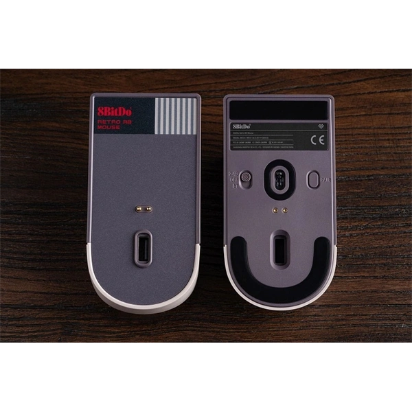 8BitDo Retro R8, 26 000 DPI, PAW 3395, N Edition, vezeték nélküli egér