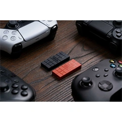 8BitDo USB Wireless Adapter 2, Nintendo Switch/Switch 2, Mobil, Xbox, PC, PlayStation, barna kontroller adapter