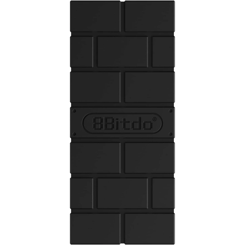 8BitDo USB Wireless Adapter 2, Nintendo Switch/Switch 2, Mobil, Xbox, PC, PlayStation, fekete kontroller adapter