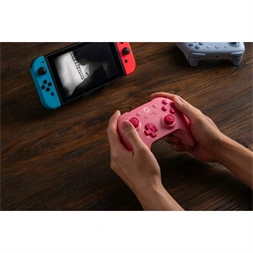 8BitDo Ultimate 2C Nintendo Switch / Switch 2 Hall-Effect pink vezeték nélküli kontroller