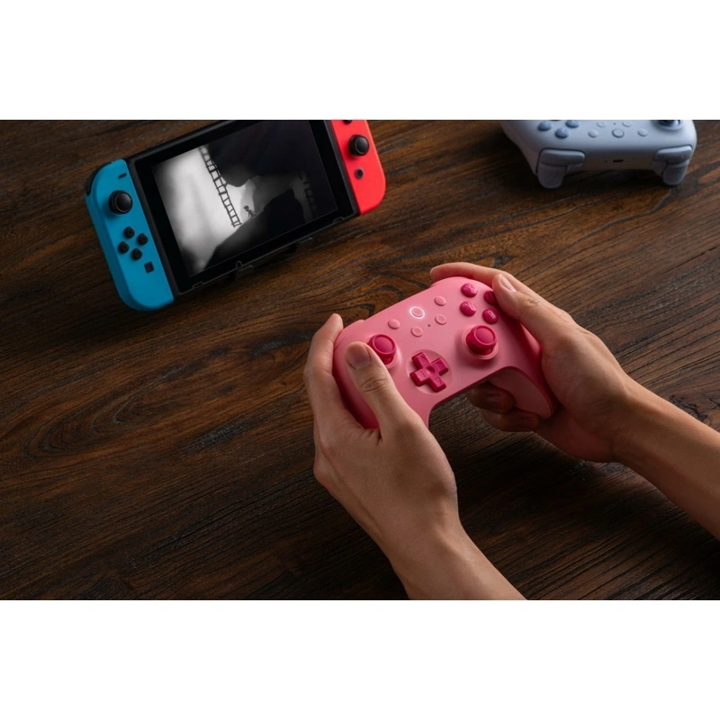 8BitDo Ultimate 2C Nintendo Switch / Switch 2 Hall-Effect pink vezeték nélküli kontroller