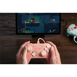 8BitDo Ultimate 2C Wired, PC (Windows), Mobil (Android), 1000Hz, Hall-Effect, barack vezetékes kontroller