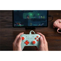 8BitDo Ultimate 2C Wired, PC (Windows), Mobil (Android), 1000Hz, Hall-Effect, menta vezetékes kontroller