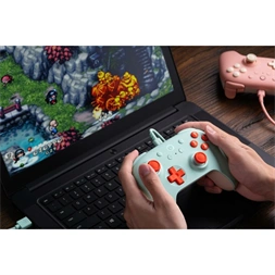 8BitDo Ultimate 2C Wired, PC (Windows), Mobil (Android), 1000Hz, Hall-Effect, menta vezetékes kontroller