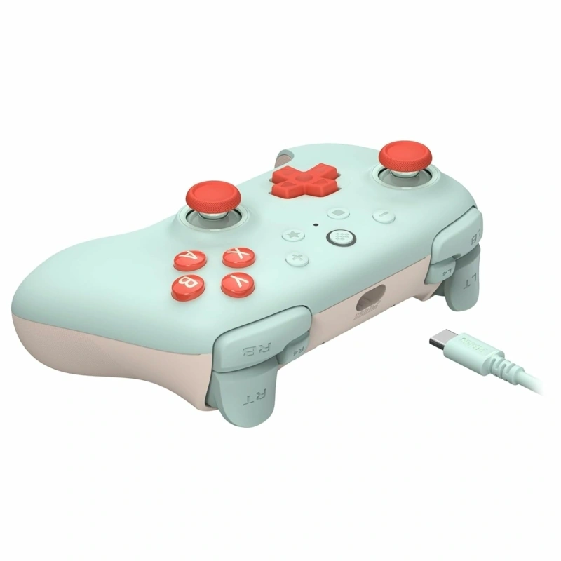 8BitDo Ultimate 2C Wired, PC (Windows), Mobil (Android), 1000Hz, Hall-Effect, menta vezetékes kontroller