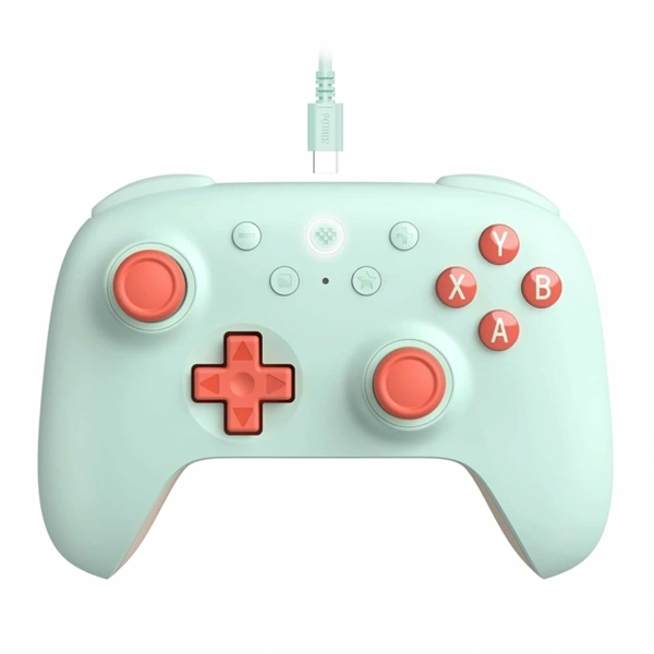 8BitDo Ultimate 2C Wired, PC (Windows), Mobil (Android), 1000Hz, Hall-Effect, menta vezetékes kontroller