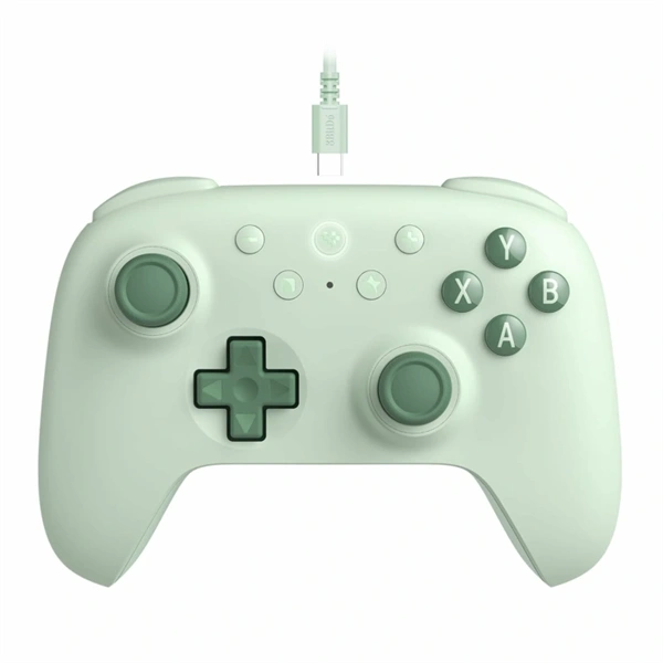8BitDo Ultimate 2C Wired, PC (Windows), Mobil (Android), 1000Hz, Hall-Effect, zöld vezetékes kontroller
