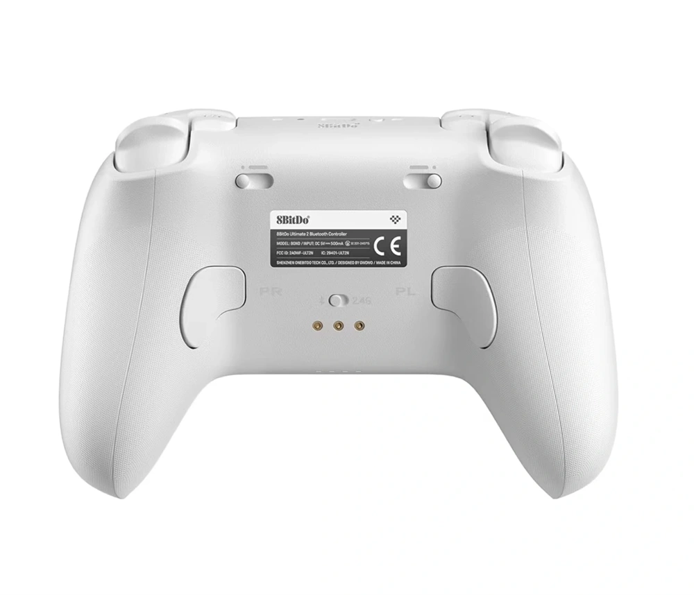 8BitDo Ultimate 2 Nintendo Switch / Switch 2 / PC Hall-Effect fehér vezeték nélküli kontroller