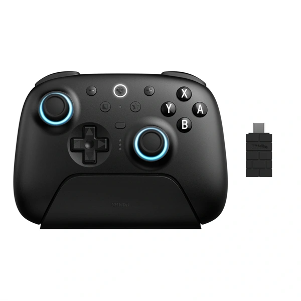 8BitDo Ultimate 2 Nintendo Switch / Switch 2 / PC Hall-Effect fekete vezeték nélküli kontroller