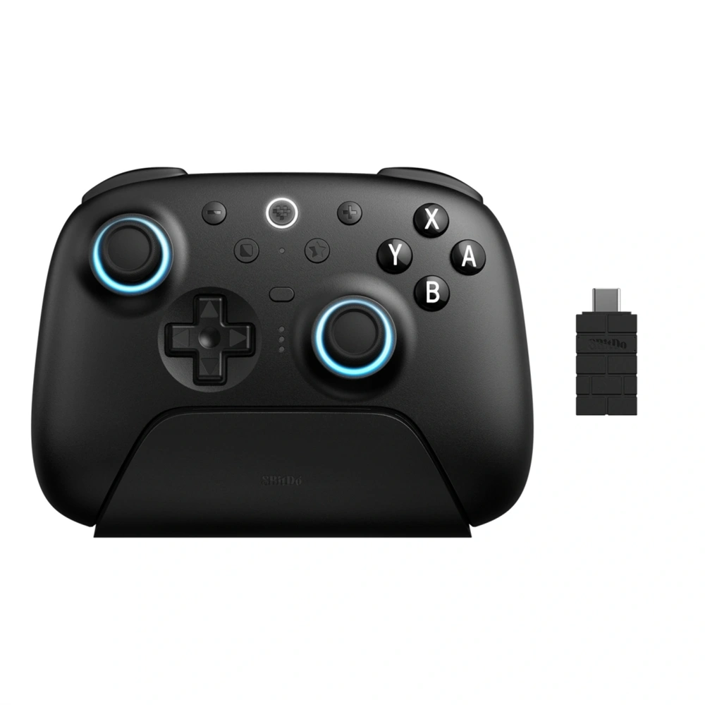 8BitDo Ultimate 2 Nintendo Switch / Switch 2 / PC Hall-Effect fekete vezeték nélküli kontroller