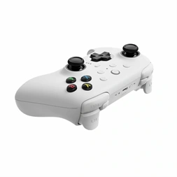 8BitDo Ultimate 2 Wireless 2.4G, PC, Android, SteamOS, iOS, TMR Joysticks, 1000Hz, fehér vezeték nélküli kontroller