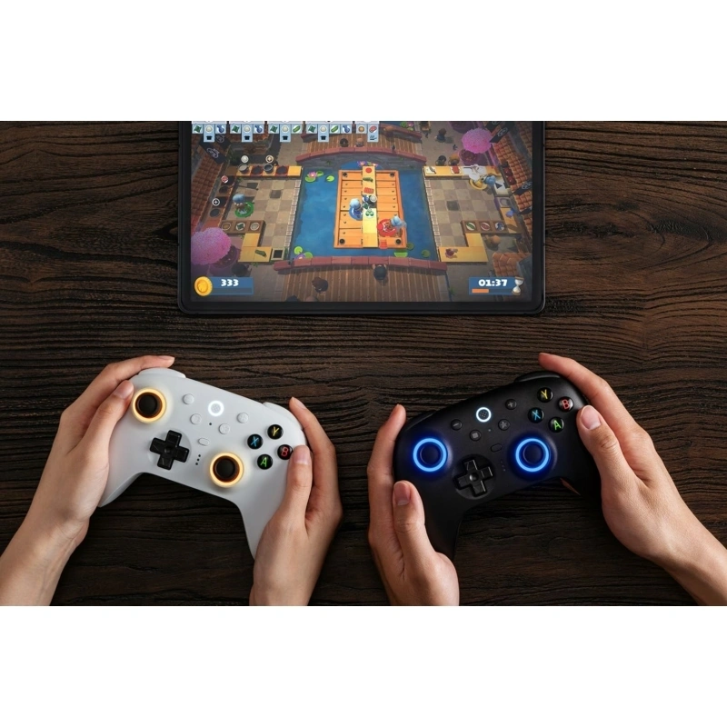 8BitDo Ultimate 2 Wireless 2.4G, PC, Android, SteamOS, iOS, TMR Joysticks, 1000Hz, fekete vezeték nélküli kontroller