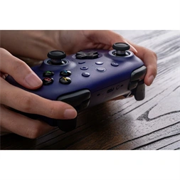 8BitDo Ultimate 2 Wireless 2.4G, PC, Android, SteamOS, iOS, TMR Joysticks, 1000Hz, lila vezeték nélküli kontroller