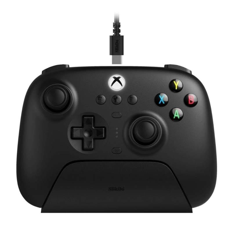 8BitDo Ultimate 3-mode Xbox Series X|S / Xbox One / PC / Mobil Hall-Effect fekete vezeték nélküli kontroller