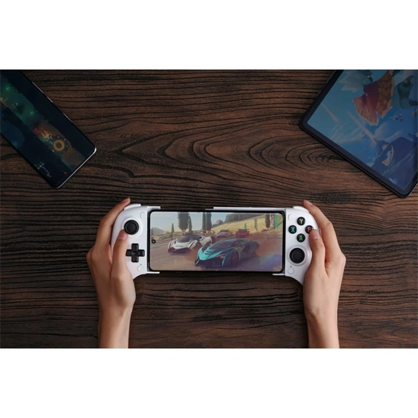 8BitDo Ultimate Mobile, iOS, Android, tvOS, 100-170 mm, Hall Effect, Bluetooth, fehér vezeték nélküli kontroller
