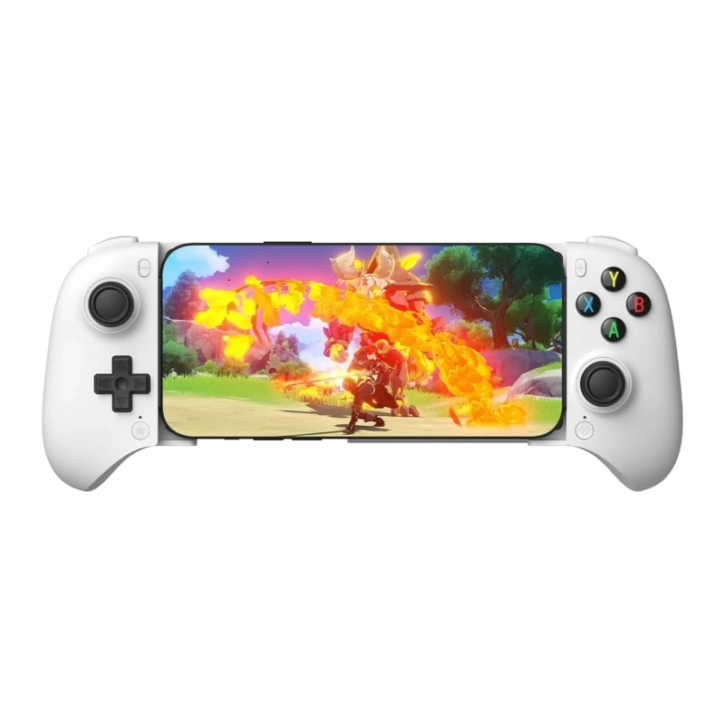 8BitDo Ultimate Mobile, iOS, Android, tvOS, 100-170 mm, Hall Effect, Bluetooth, fehér vezeték nélküli kontroller