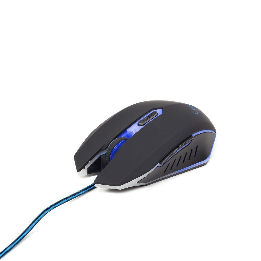 Gembird MUSG-001-B optikai Gamer fekete-kék egér
