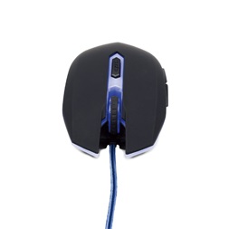 Gembird MUSG-001-B optikai Gamer fekete-kék egér