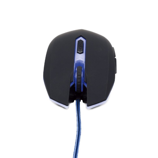 Gembird MUSG-001-B optikai Gamer fekete-kék egér