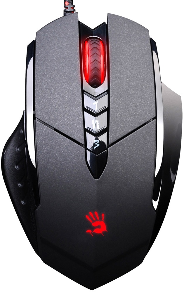 A4TECH Bloody V7m, Gaming, 3200 DPI, Multi-Core, Optikai, USB, Vezetékes egér
