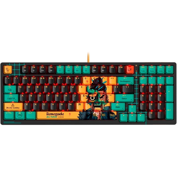 A4-Tech A4TKLA47622 Bloody AT98 US mechanikus (Alpha Switch) RGB Renegade vezetékes gamer billentyűzet