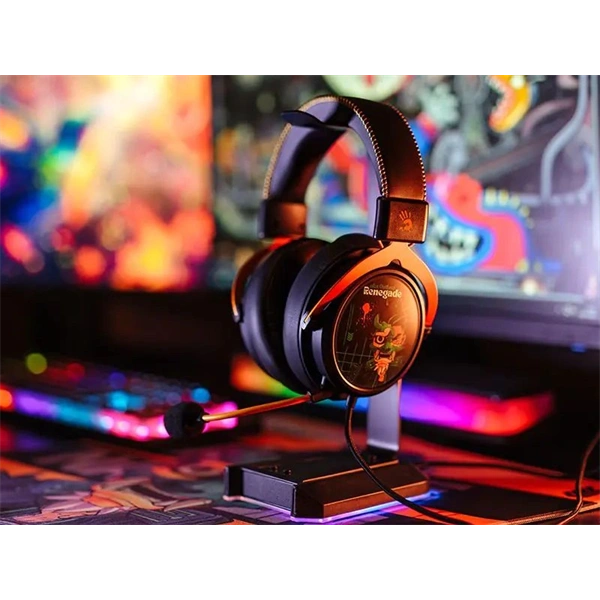 A4-Tech Bloody M595 Renegade Midnight USB fekete-sárga gamer headset