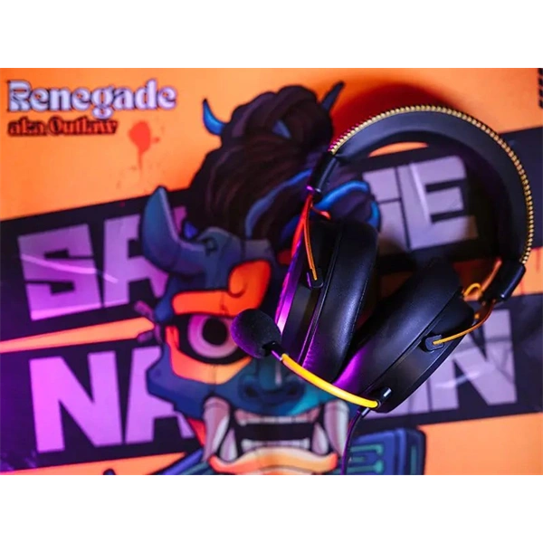 A4-Tech Bloody M595 Renegade Midnight USB fekete-sárga gamer headset